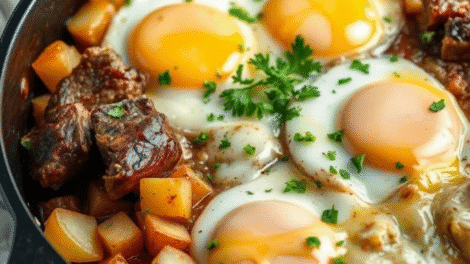Steak and Egg Breakfast Skillet
