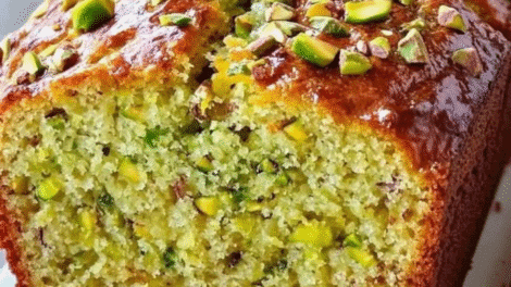 Pistachio Lemon Breakfast Bread