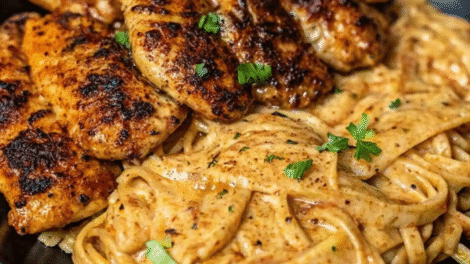 Spicy Cajun Chicken Linguine