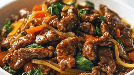 Sweet & Spicy Honey Garlic Beef Stir-Fry