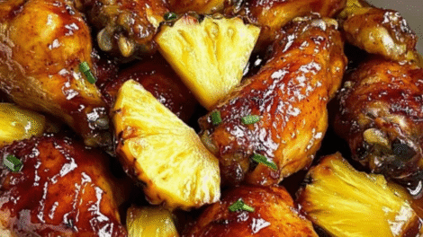 Brown Sugar Pineapple Chicken Wings