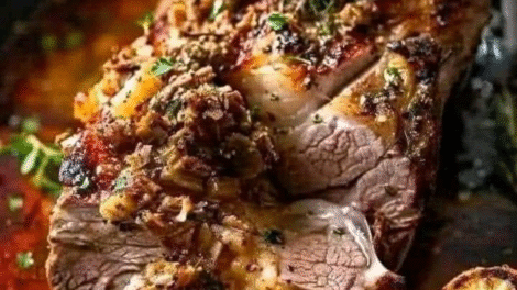 Tender and Aromatic Herb-Infused Lamb Shoulder