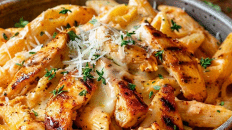 Creamy Sweet & Spicy Cajun Chicken Pasta