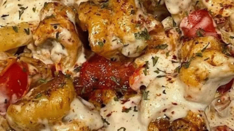 Seafood Linguine in Creamy White Wine Sauce