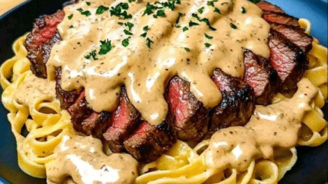 Crispy Chicken Alfredo Pasta