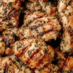 Air Fryer Herb & Lemon Garlic Chicken Thighs