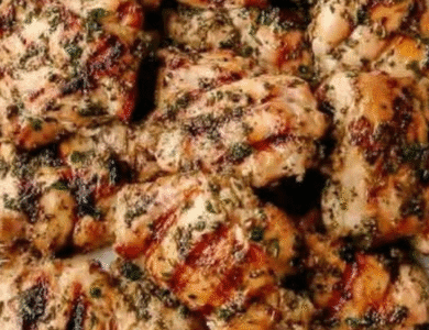 Air Fryer Herb & Lemon Garlic Chicken Thighs