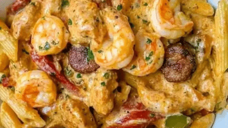 Shrimp and Sausage Pasta